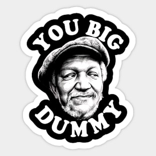 you big dummy Sticker